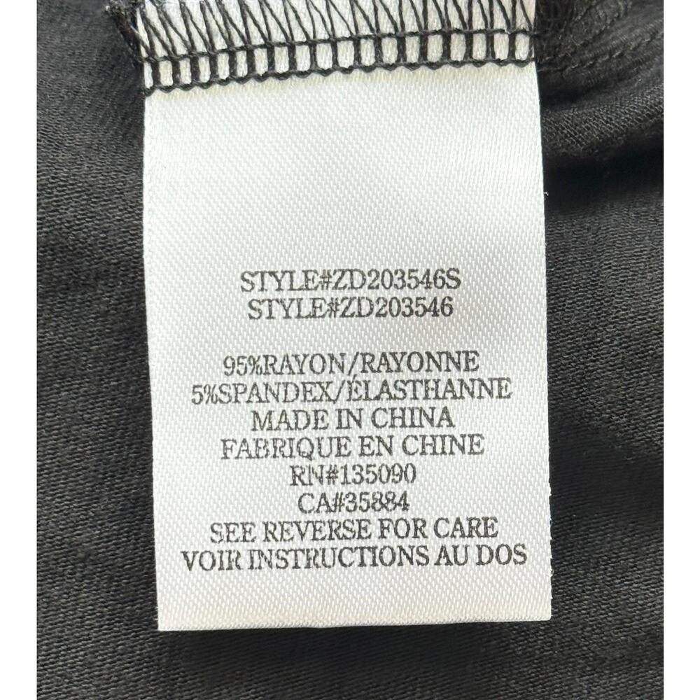 Z Supply Black Spaghetti-Strap V-Neck Smocked-Waist Maxi Dress - Picture 5 of 5